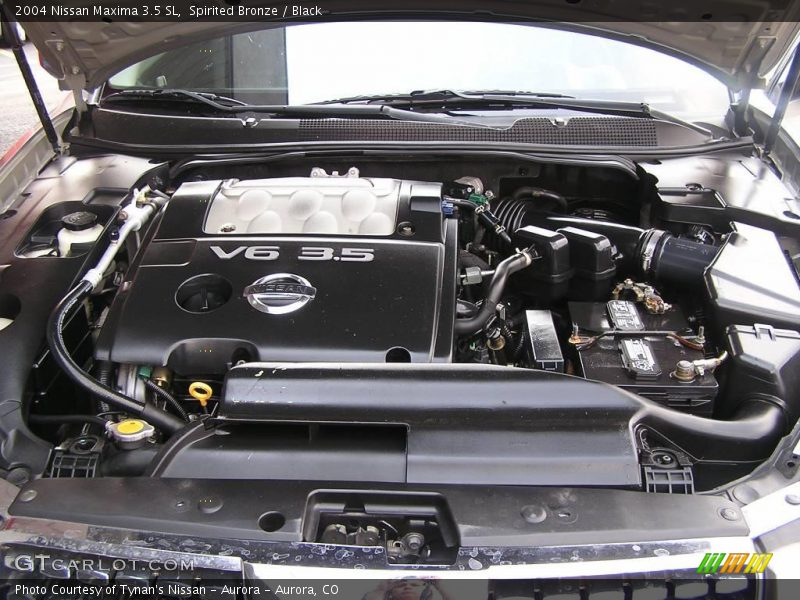 Spirited Bronze / Black 2004 Nissan Maxima 3.5 SL