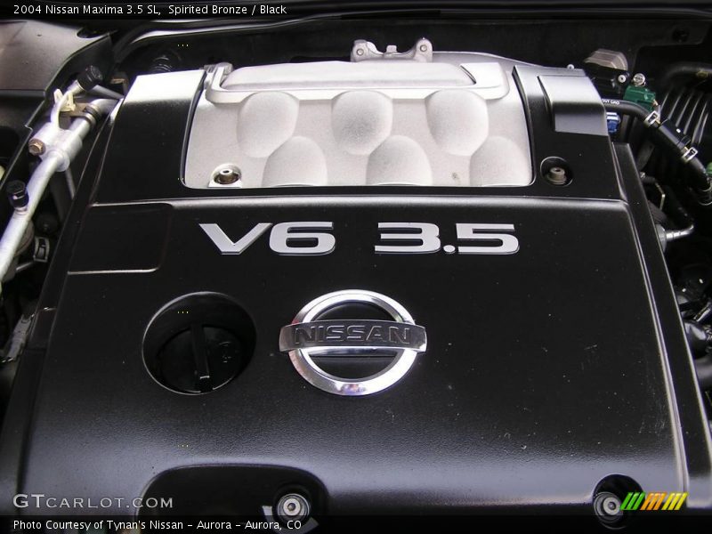 Spirited Bronze / Black 2004 Nissan Maxima 3.5 SL