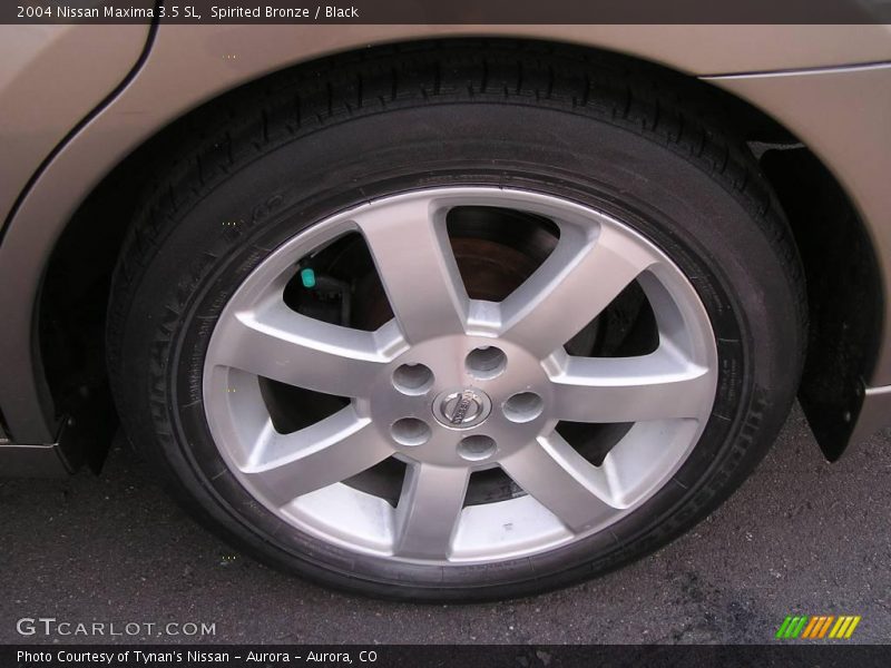 Spirited Bronze / Black 2004 Nissan Maxima 3.5 SL