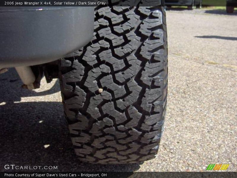 Solar Yellow / Dark Slate Gray 2006 Jeep Wrangler X 4x4