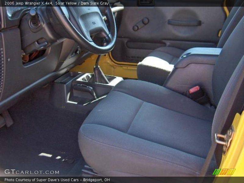Solar Yellow / Dark Slate Gray 2006 Jeep Wrangler X 4x4