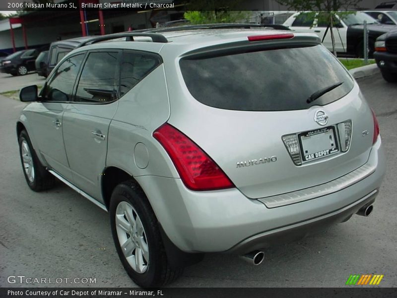 Brilliant Silver Metallic / Charcoal 2006 Nissan Murano SL