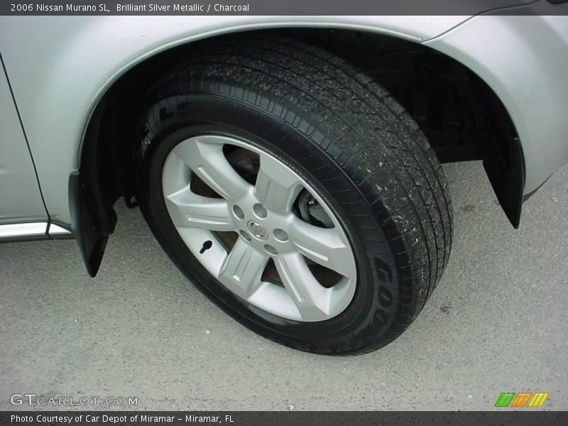Brilliant Silver Metallic / Charcoal 2006 Nissan Murano SL