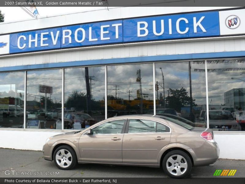 Golden Cashmere Metallic / Tan 2007 Saturn Aura XE