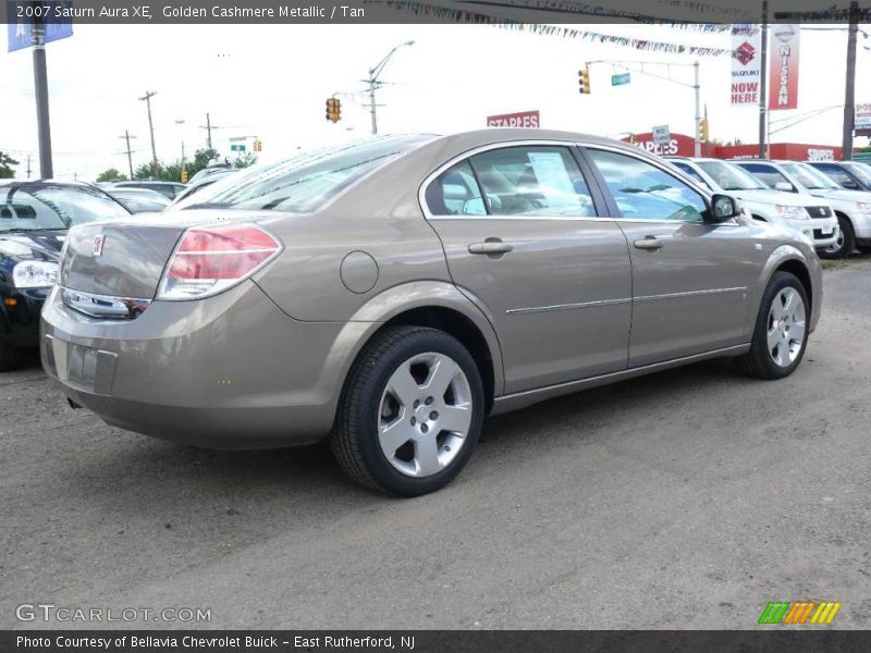 Golden Cashmere Metallic / Tan 2007 Saturn Aura XE