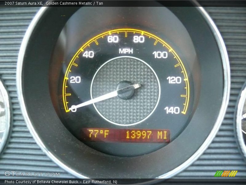 Golden Cashmere Metallic / Tan 2007 Saturn Aura XE