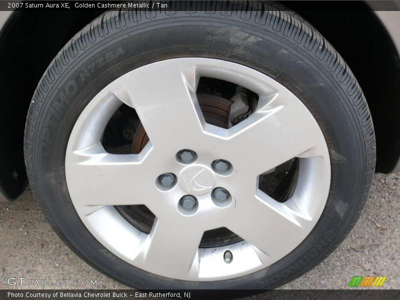 Golden Cashmere Metallic / Tan 2007 Saturn Aura XE