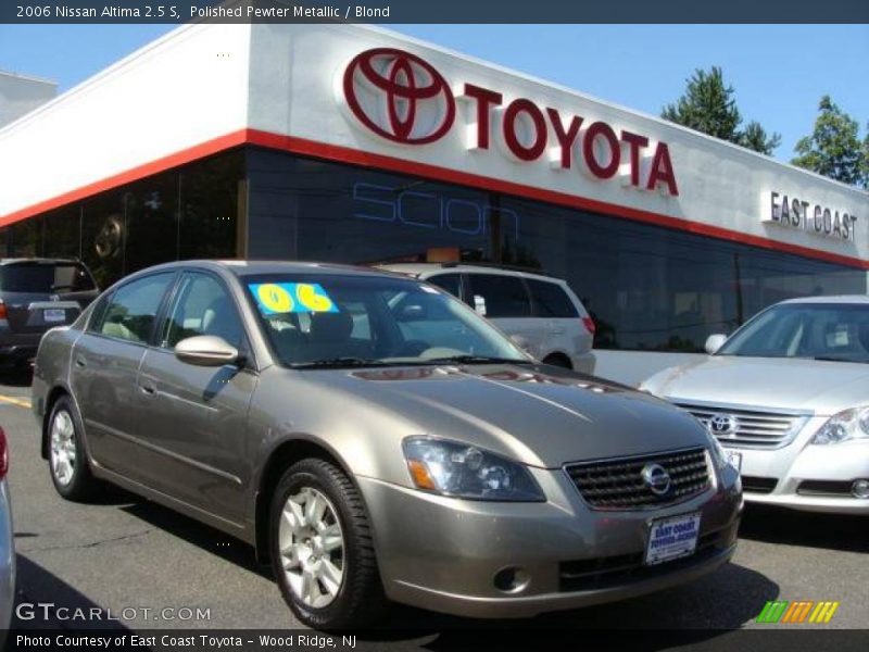 Polished Pewter Metallic / Blond 2006 Nissan Altima 2.5 S