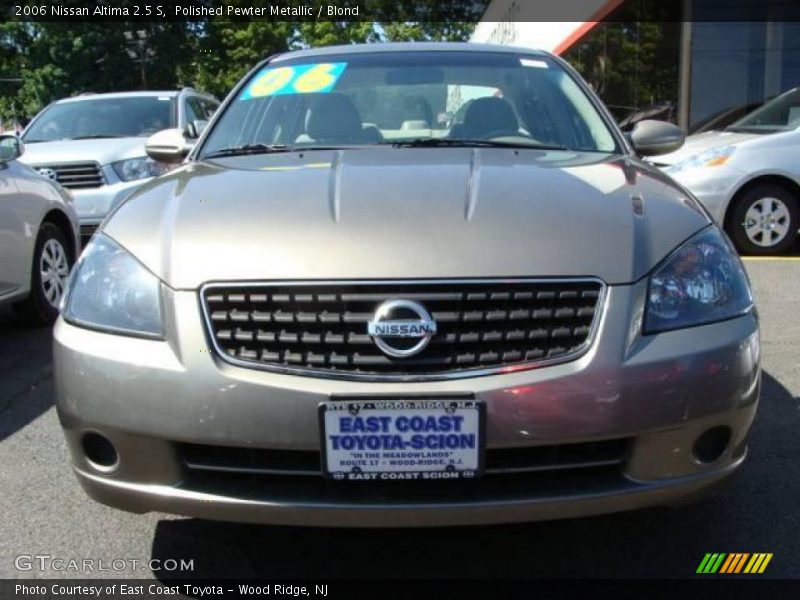 Polished Pewter Metallic / Blond 2006 Nissan Altima 2.5 S