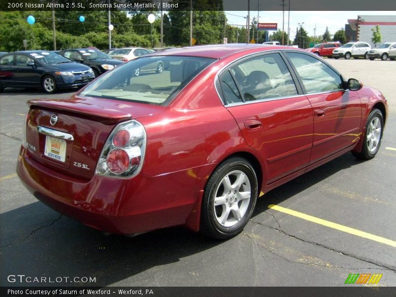Sonoma Sunset Metallic / Blond 2006 Nissan Altima 2.5 SL