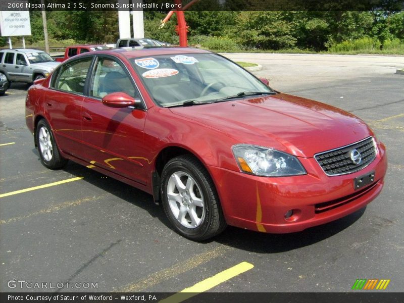 Sonoma Sunset Metallic / Blond 2006 Nissan Altima 2.5 SL