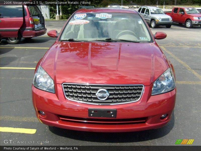 Sonoma Sunset Metallic / Blond 2006 Nissan Altima 2.5 SL