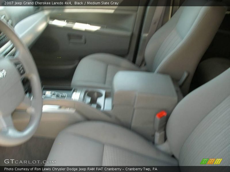 Black / Medium Slate Gray 2007 Jeep Grand Cherokee Laredo 4x4
