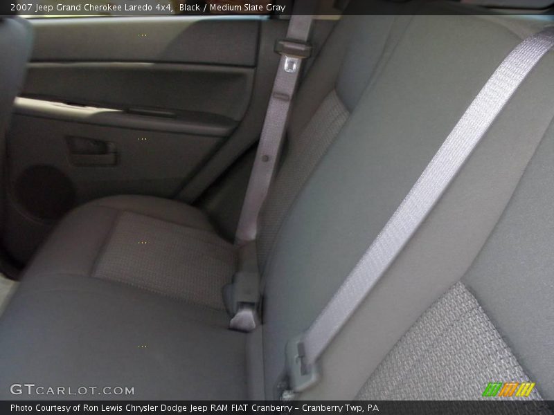 Black / Medium Slate Gray 2007 Jeep Grand Cherokee Laredo 4x4
