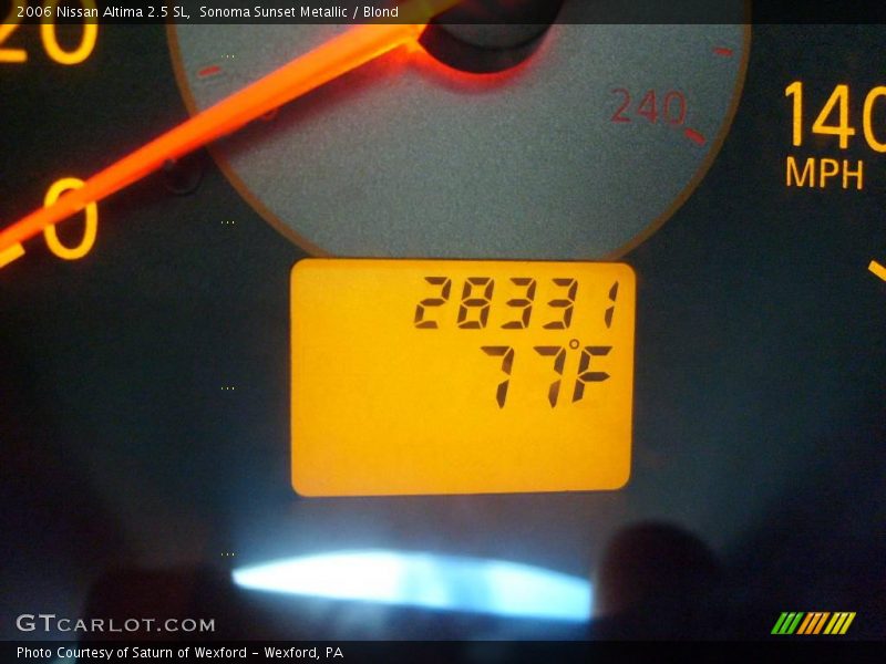 Sonoma Sunset Metallic / Blond 2006 Nissan Altima 2.5 SL