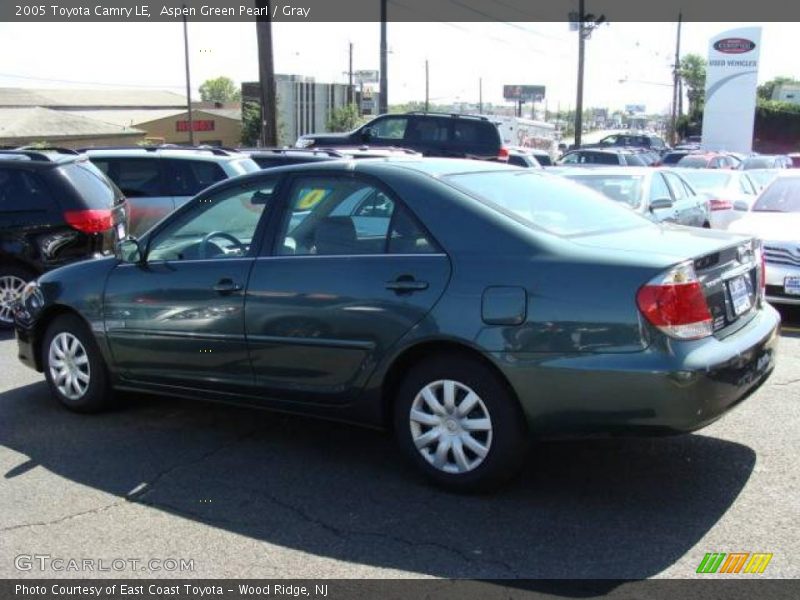 Aspen Green Pearl / Gray 2005 Toyota Camry LE