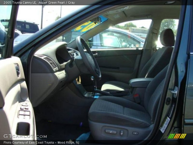 Aspen Green Pearl / Gray 2005 Toyota Camry LE