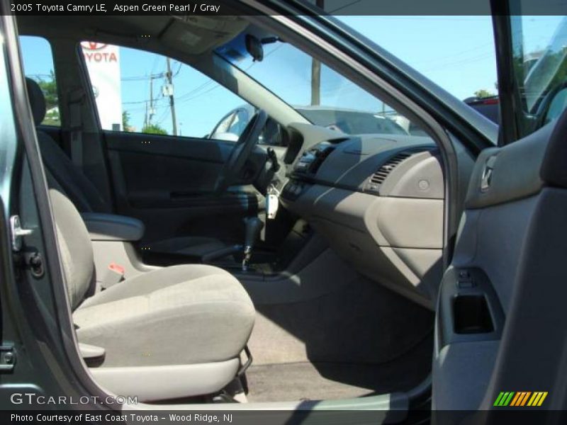 Aspen Green Pearl / Gray 2005 Toyota Camry LE