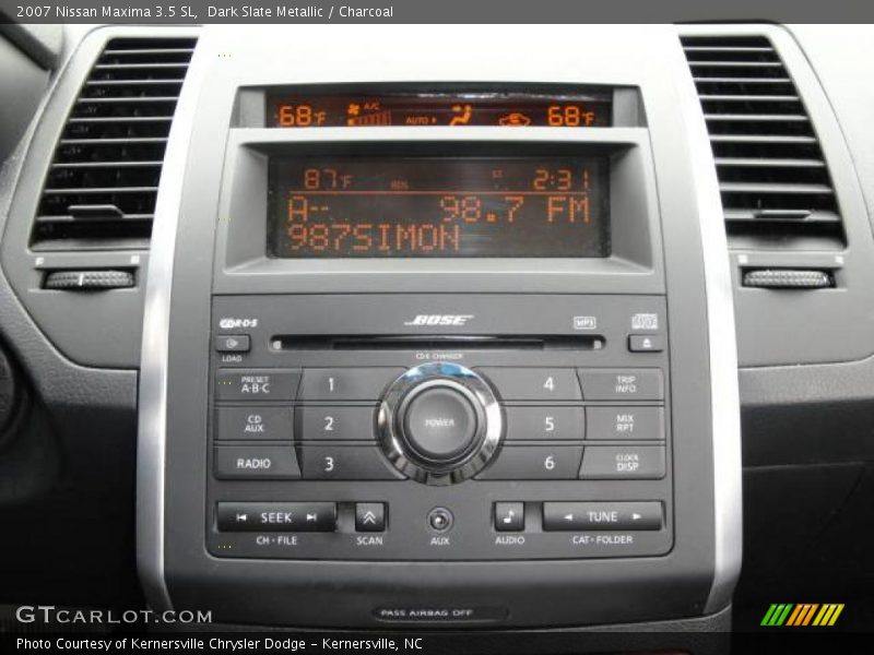 Dark Slate Metallic / Charcoal 2007 Nissan Maxima 3.5 SL