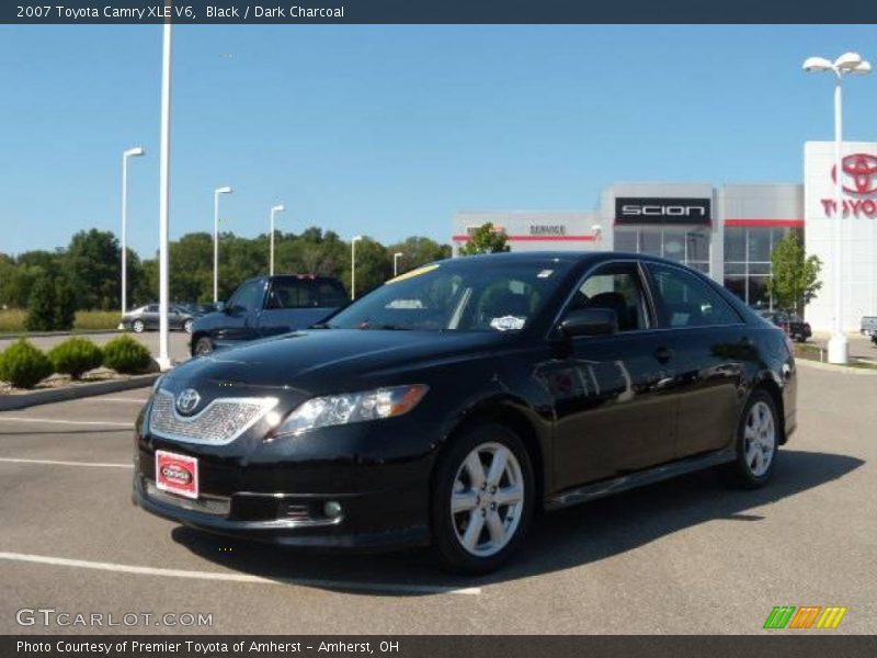 Black / Dark Charcoal 2007 Toyota Camry XLE V6
