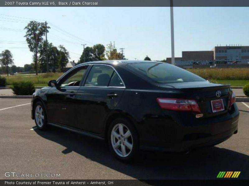 Black / Dark Charcoal 2007 Toyota Camry XLE V6