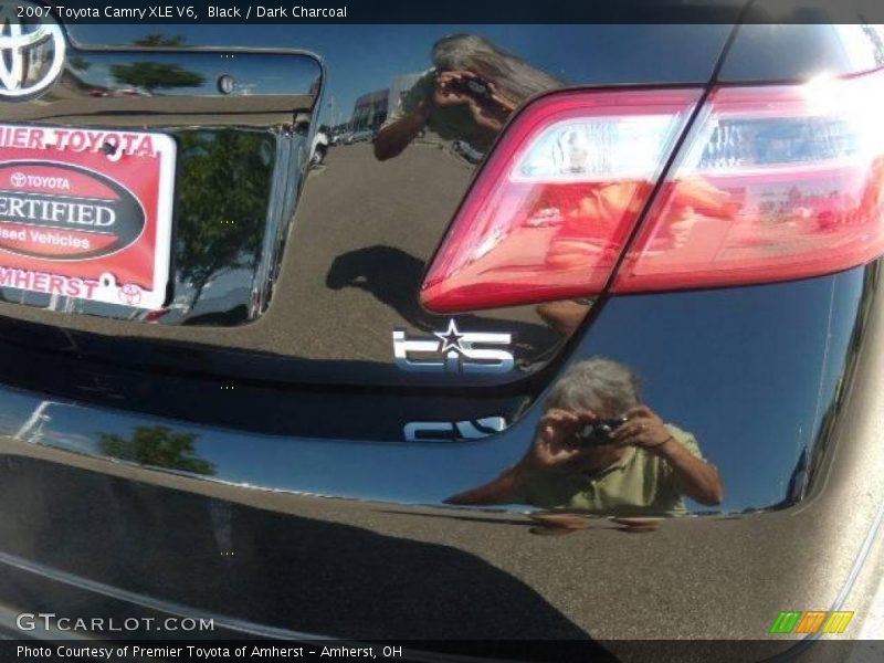 Black / Dark Charcoal 2007 Toyota Camry XLE V6