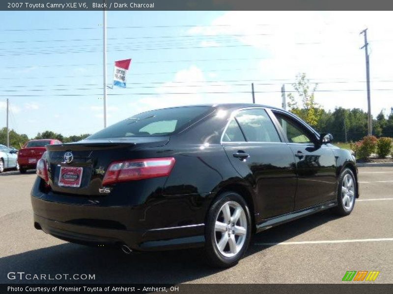 Black / Dark Charcoal 2007 Toyota Camry XLE V6