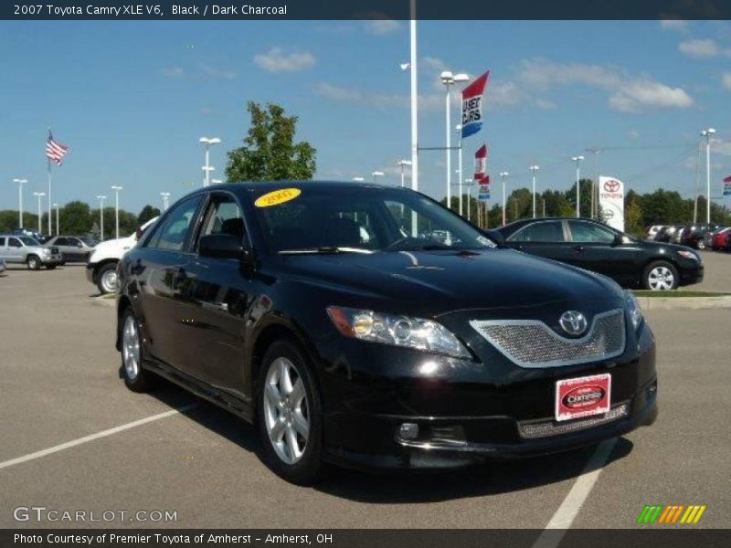 Black / Dark Charcoal 2007 Toyota Camry XLE V6