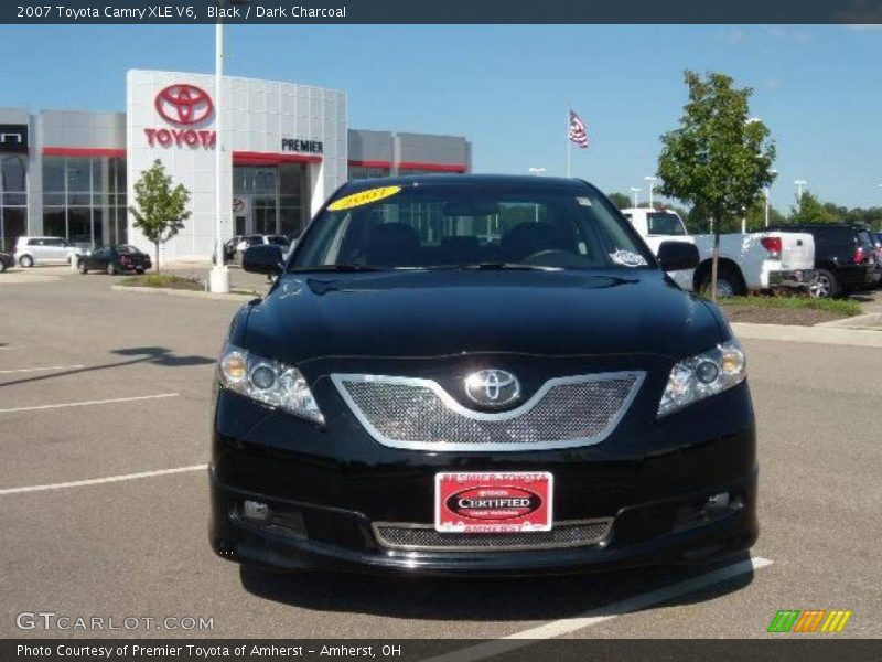 Black / Dark Charcoal 2007 Toyota Camry XLE V6