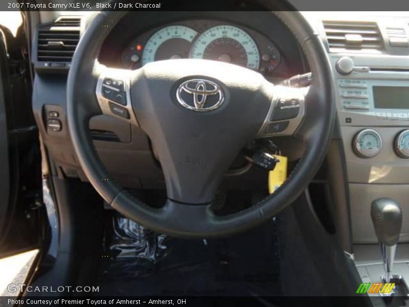 Black / Dark Charcoal 2007 Toyota Camry XLE V6