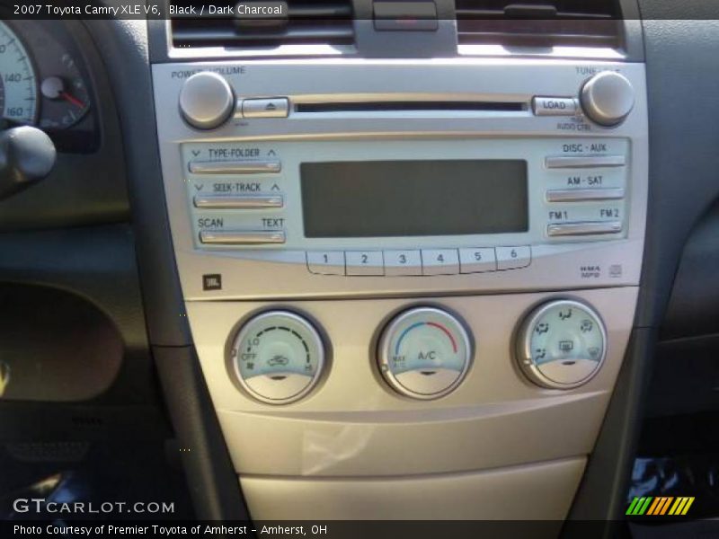 Black / Dark Charcoal 2007 Toyota Camry XLE V6