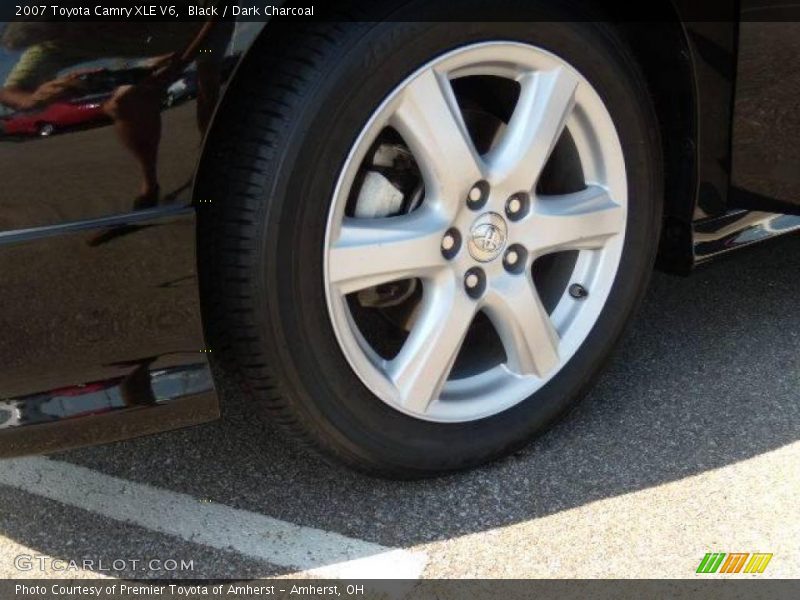 Black / Dark Charcoal 2007 Toyota Camry XLE V6