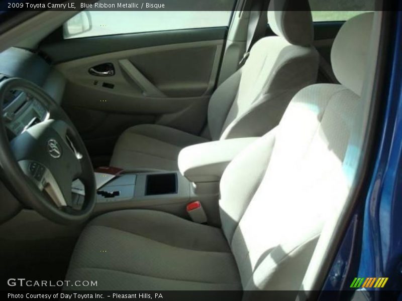 Blue Ribbon Metallic / Bisque 2009 Toyota Camry LE