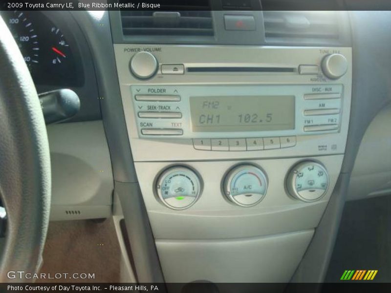 Blue Ribbon Metallic / Bisque 2009 Toyota Camry LE