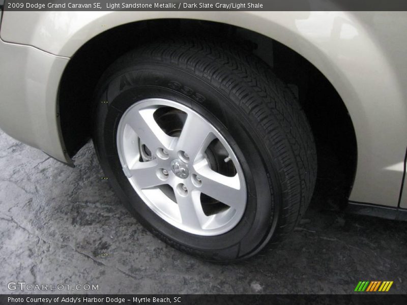 Light Sandstone Metallic / Dark Slate Gray/Light Shale 2009 Dodge Grand Caravan SE