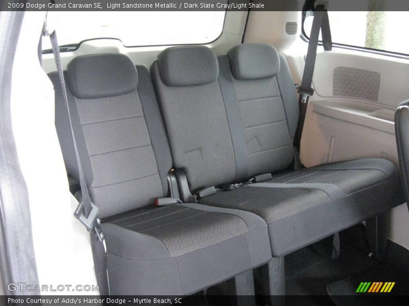 Light Sandstone Metallic / Dark Slate Gray/Light Shale 2009 Dodge Grand Caravan SE