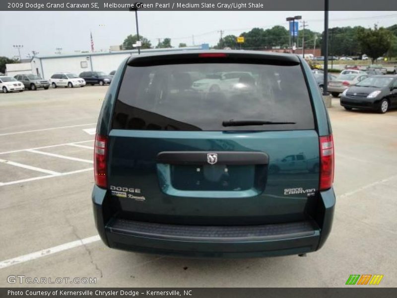 Melbourne Green Pearl / Medium Slate Gray/Light Shale 2009 Dodge Grand Caravan SE