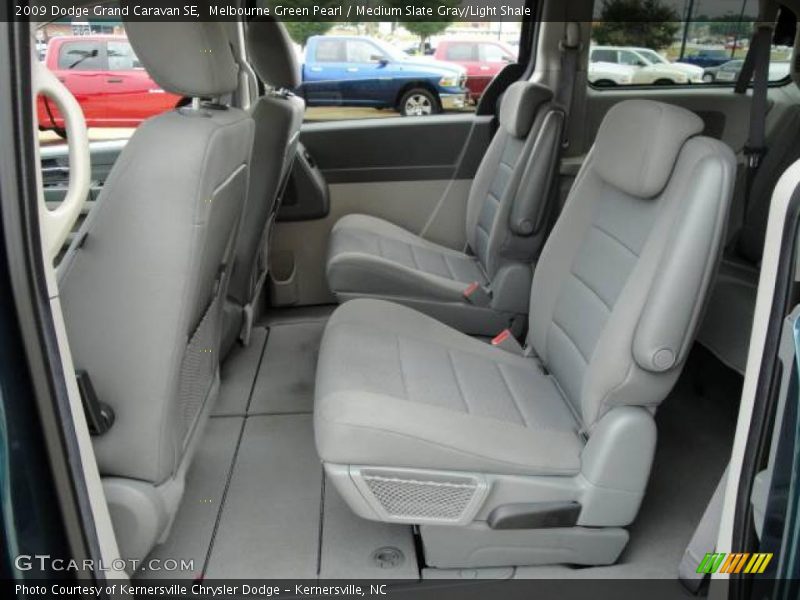 Melbourne Green Pearl / Medium Slate Gray/Light Shale 2009 Dodge Grand Caravan SE