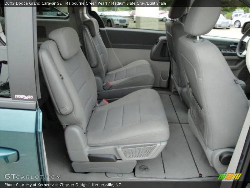 Melbourne Green Pearl / Medium Slate Gray/Light Shale 2009 Dodge Grand Caravan SE