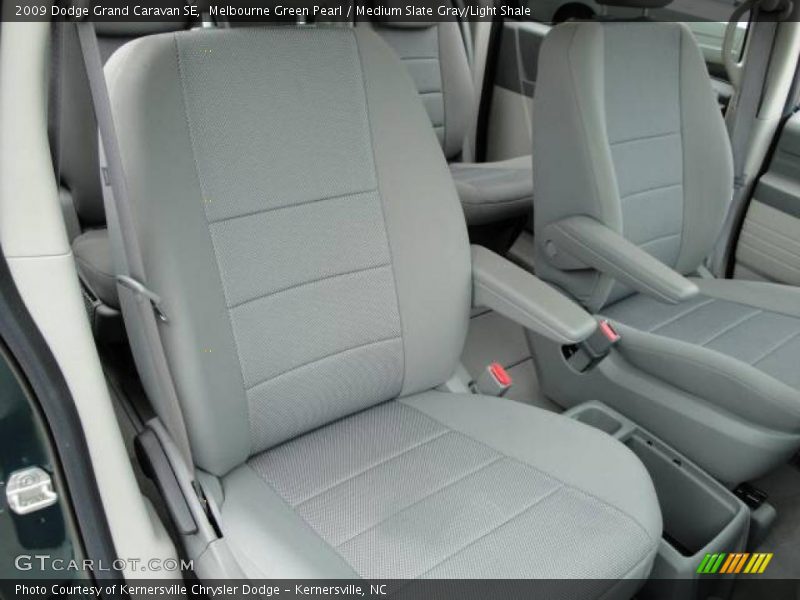 Melbourne Green Pearl / Medium Slate Gray/Light Shale 2009 Dodge Grand Caravan SE