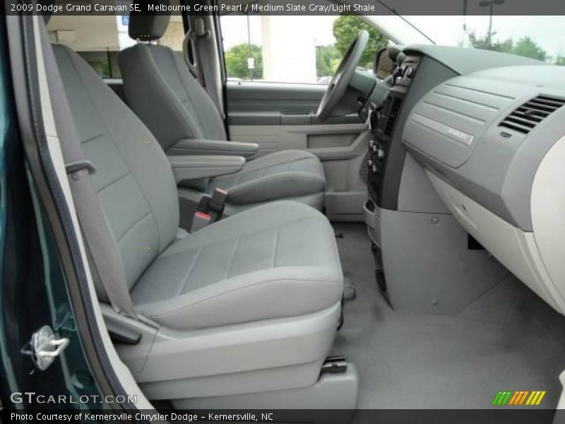 Melbourne Green Pearl / Medium Slate Gray/Light Shale 2009 Dodge Grand Caravan SE