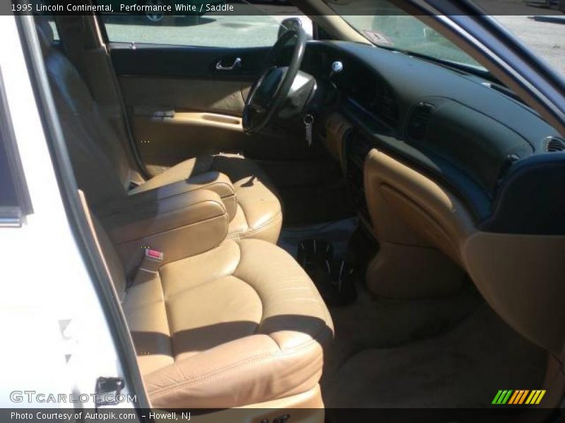Performance White / Saddle 1995 Lincoln Continental