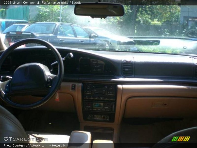 Performance White / Saddle 1995 Lincoln Continental