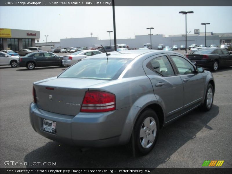 Silver Steel Metallic / Dark Slate Gray 2009 Dodge Avenger SE