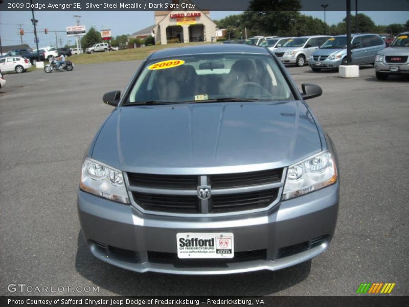Silver Steel Metallic / Dark Slate Gray 2009 Dodge Avenger SE