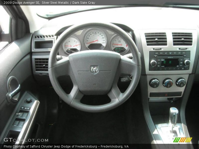 Silver Steel Metallic / Dark Slate Gray 2009 Dodge Avenger SE