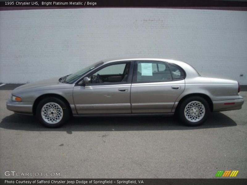 Bright Platinum Metallic / Beige 1995 Chrysler LHS