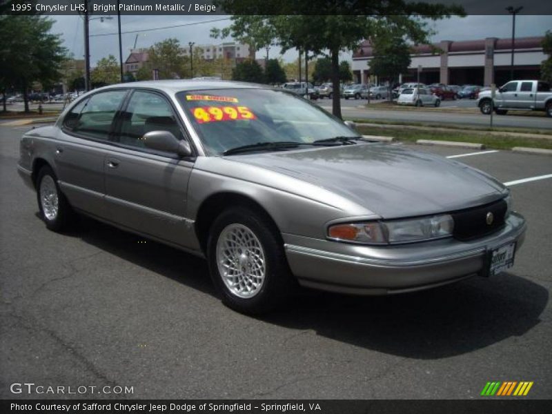 Bright Platinum Metallic / Beige 1995 Chrysler LHS