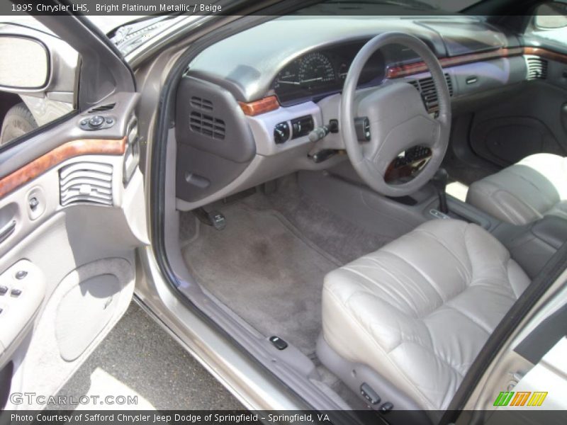 Bright Platinum Metallic / Beige 1995 Chrysler LHS