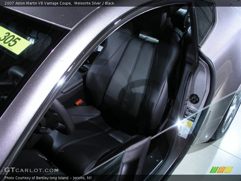 Meteorite Silver / Black 2007 Aston Martin V8 Vantage Coupe